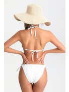 Ideallina - Nyitotthátú fehér monokini