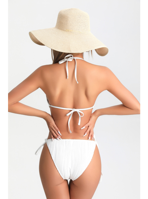 Ideallina - Nyitotthátú fehér monokini