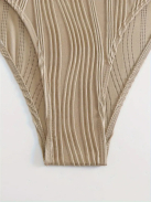 Ideallina - Nyitotthátú bézs monokini