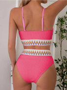 Pulseo | Kétrészes pink magasderekú bikini 