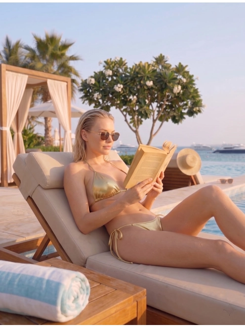 Golden Glaze | High Glam | Aranymetál bikini