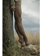 Hottie fátyol hatású hőtartó harisnyanadrág (fekete)