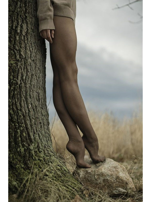 Hottie fátyol hatású hőtartó harisnyanadrág (fekete)