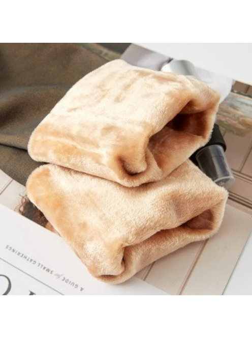 Hottie barna fátyol hatású hőtartó pantallós harisnyanadrág (talppánttal)