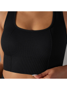 Gaia 3 részes női fitness | jóga edzőszett (ébenfekete)