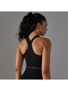 Gaia 3 részes női fitness | jóga edzőszett (ébenfekete)