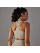 Gaia 3 részes női fitness | jóga edzőszett (homokbézs)