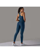 Gaia 2 részes edzőszett: leggings+ top (mélykék)