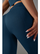 Gaia 2 részes edzőszett: leggings+ top (mélykék)