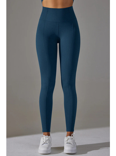 Gaia 2 részes edzőszett: leggings+ top (mélykék)