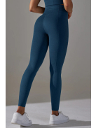 Gaia 2 részes edzőszett: leggings+ top (mélykék)