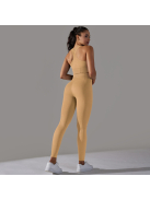 Gaia 3 részes női fitness | jóga edzőszett (napsugársárga)