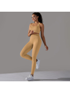 Gaia 3 részes női fitness | jóga edzőszett (napsugársárga)