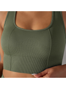 Gaia 3 részes női fitness | jóga edzőszett (erdőzöld)