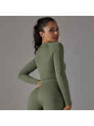 Gaia 3 részes női fitness | jóga edzőszett (erdőzöld)