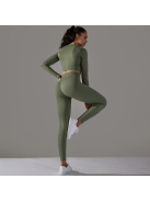 Gaia 3 részes női fitness | jóga edzőszett (erdőzöld)