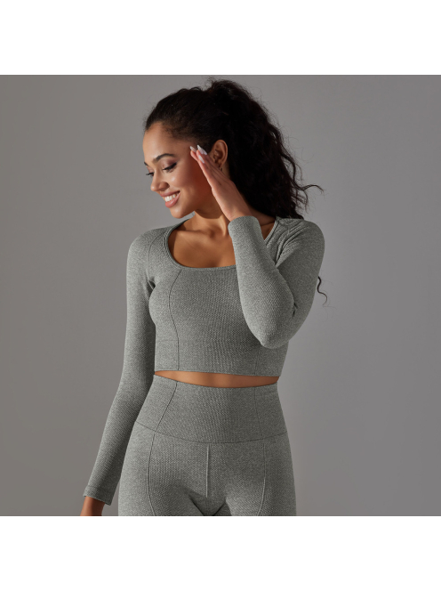 Gaia 2 részes fitness edzőszett | leggings+ hosszú ujjú felsőrész