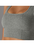 Gaia 2 részes női fitness edzőszett | leggings+ top (sziklaszürke)