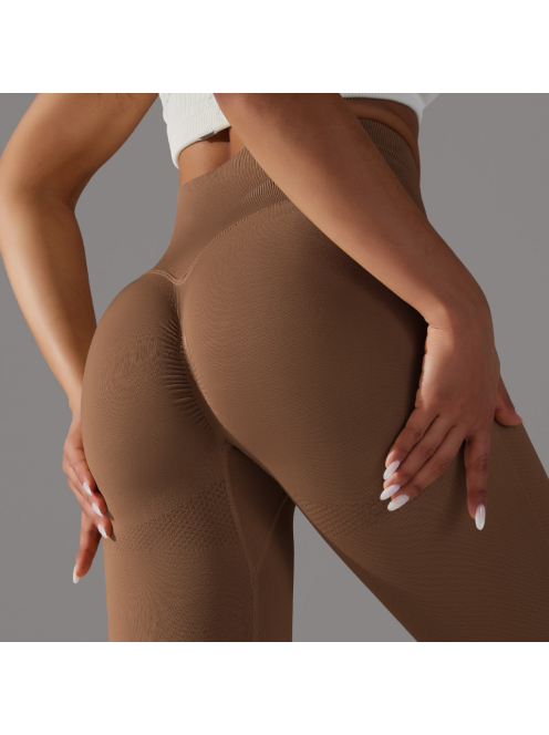 LoveCraft Alakformáló Fitness Leggings (kávébarna)