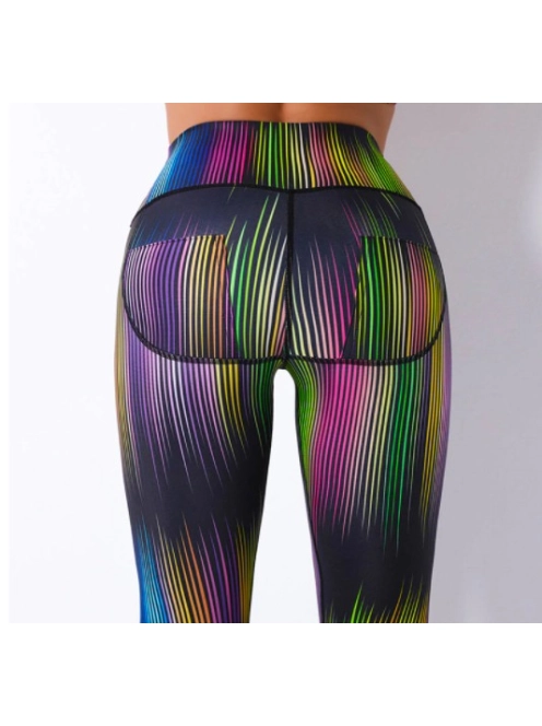 Dynamic Color Line magasderekú fitness leggings