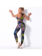 Dynamic Color Line magasderekú fitness leggings