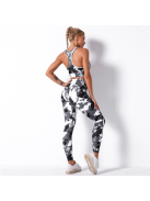 Terepmintás magasderekú fitness leggings