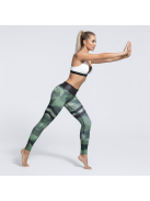 Geometrikus, terepmintás fitnesz leggings