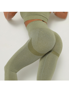 Bubble Butt fitness leggings (Bambuszzöld)