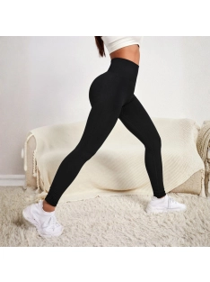 Peachy Butt fitness leggings (Fekete)