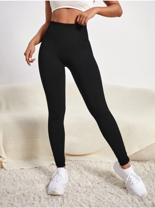 Peachy Butt fitness leggings (Fekete)