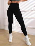 Peachy Butt fitness leggings (Fekete)