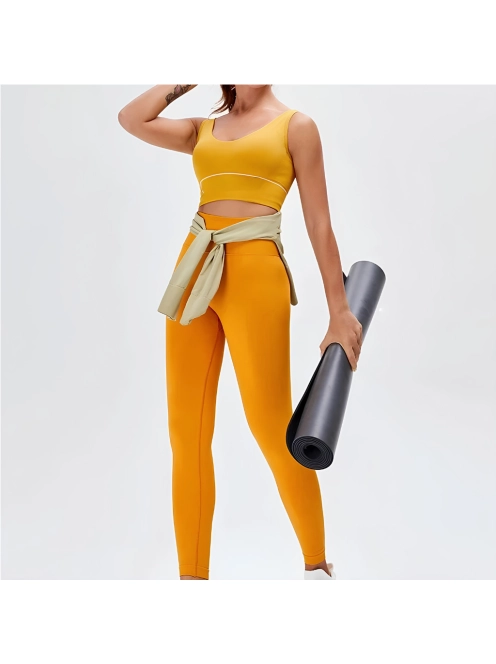 Peachy Butt fitness leggings (Napsárga)