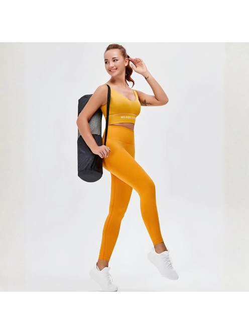 Peachy Butt fitness leggings (Napsárga)