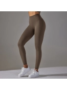 Gaia női fitness | jóga leggings (földbarna)
