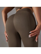 Gaia női fitness | jóga leggings (földbarna)