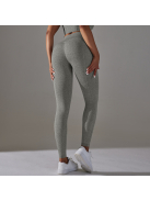 Gaia női fitness | jóga leggings (sziklaszürke)