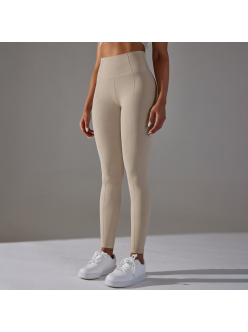 Gaia női fitness | jóga leggings (homokbézs)