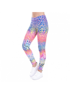 Rainbow Leopard jóga leggings 