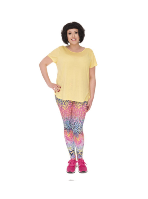 Rainbow Leopard jóga leggings 