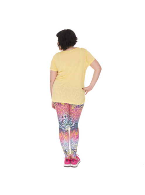 Rainbow Leopard jóga leggings 