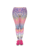 Rainbow Leopard jóga leggings 