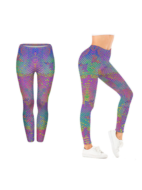 Rainbow Serpent jóga leggings 