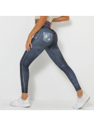 Denimlook | Silky Star | Farmerhatású leggings 