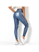 Denimlook - Ripped Rebel - Farmerhatású leggings 