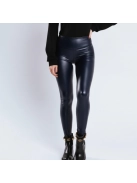 BlueBubble bőrhatású leggings SCRUNCH varrással
