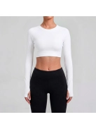 Angel Wings | Hosszú ujjú sport top (fehér)