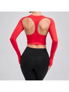 Angel Wings | Hosszú ujjú sport top (piros)