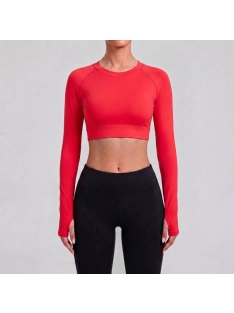Angel Wings | Hosszú ujjú sport top (piros)