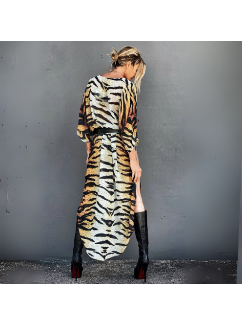 Tigrismintás strandkimono