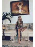 Tigrismintás strandkimono